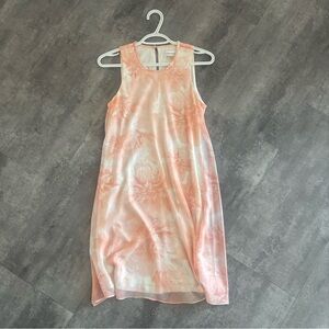 Calvin Klein Peach Floral Dress